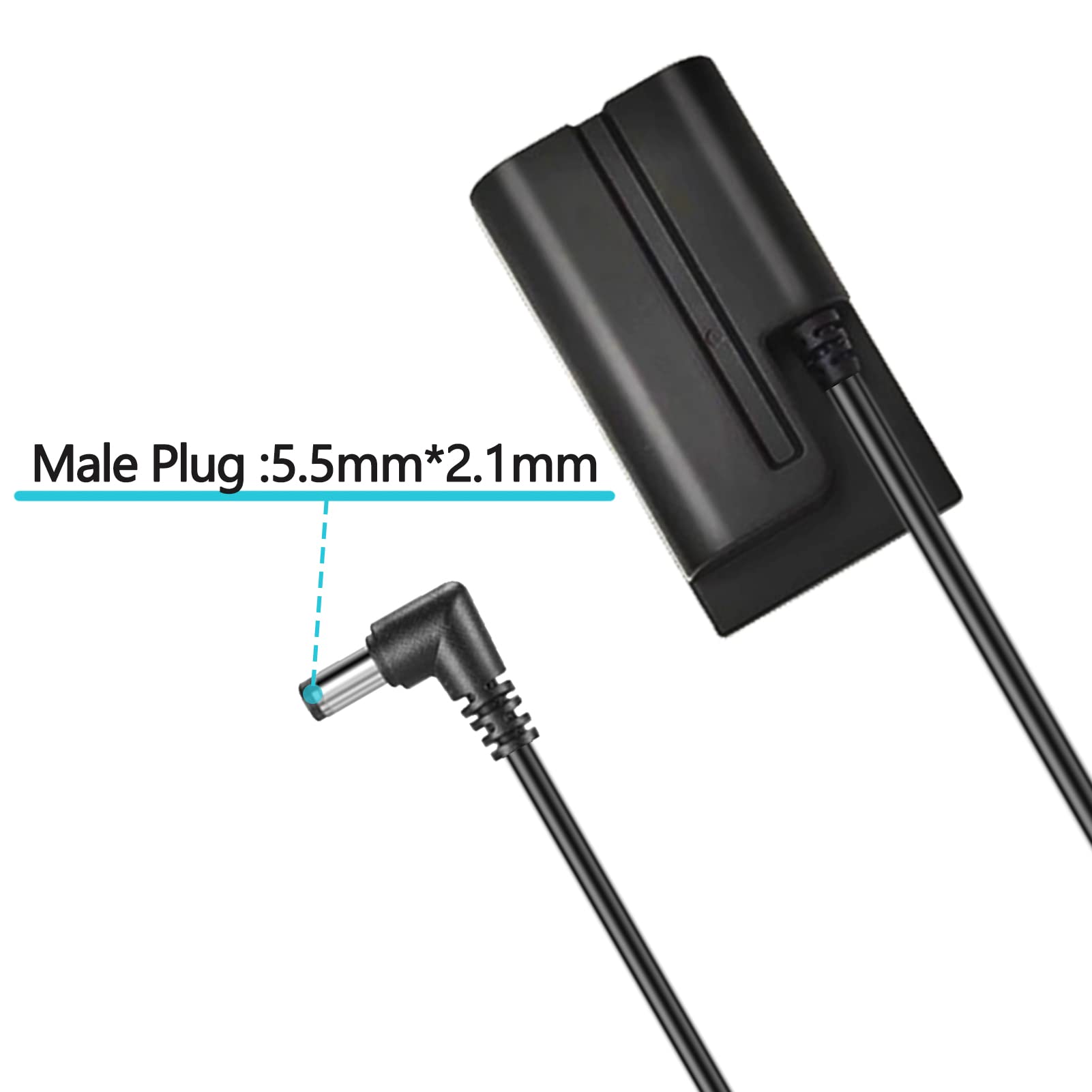 NP-F Dummy Akumulator Kabel Sprężynowy F550 F750 F770 F960 F970 Sprzęgło Pasuje DK-415 Do Sony PXW-Z150 NEX-FS100 AC-VL1 HXR-NX5 HXR-NX100