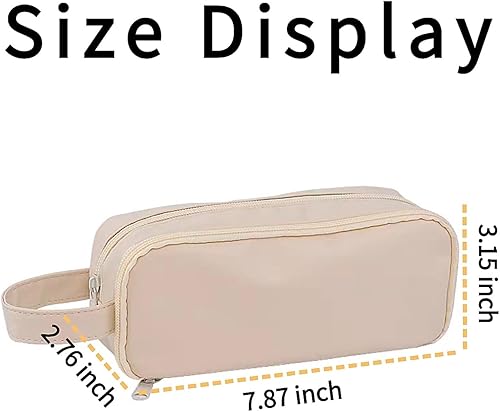 Miniatura 8 de Estuche para lápices de gran capacidad, 5 compartimentos, bolsa grande para lápices, estuche organizador de almacenamiento simple, artículos de