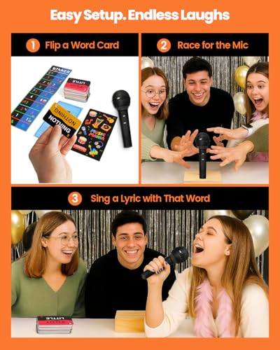 Grab Microphone Music Board Game de 2-10 Jugadores miniatura 4