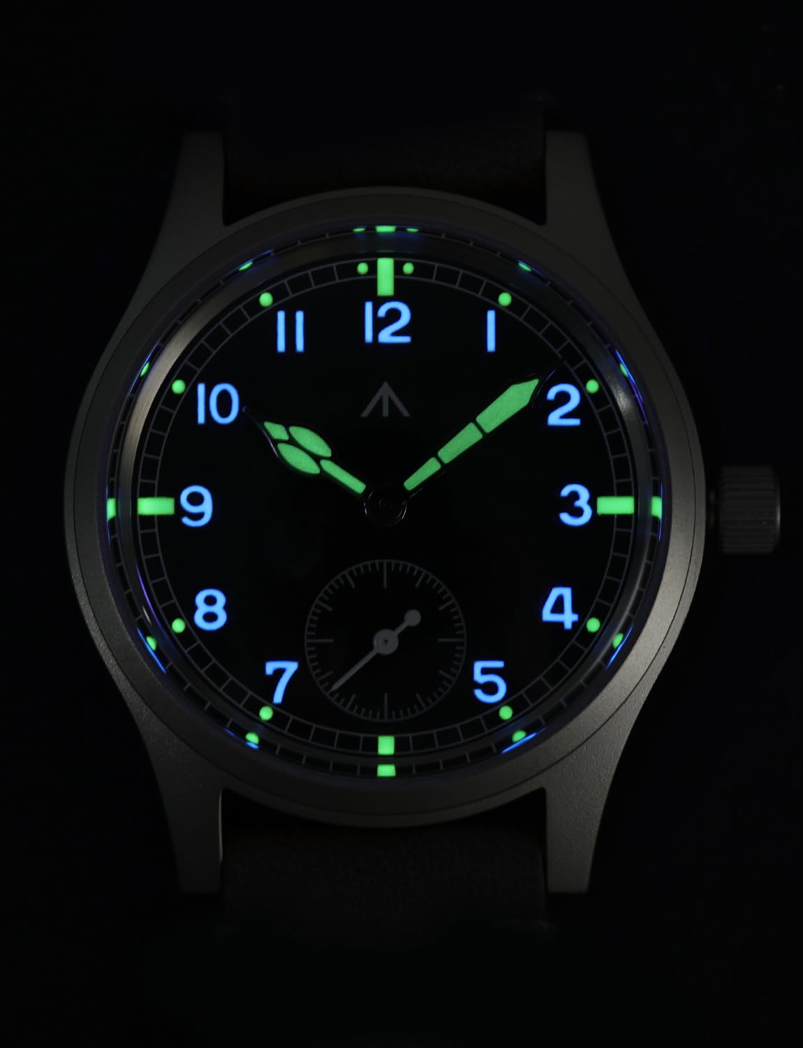 Tactical Frog Militado D12 VD78 - Orologio militare al quarzo da uomo, vetro zaffiro C3, super luminoso, quadrante da 36 mm, impermeabile fino a 100 m