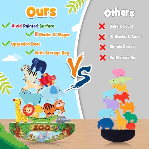 image for IPOURUP Animals Montessori Toddler Toys 2 3 4 5 6 7 Year Old Boys Girl