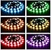 phopollo LED Strip Lights 32.8ft, Color Changing LED Lights for Bedroom, Kitchen, Cabinet Decoration, with 12V Power Supply and 44-Key Remote