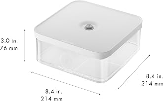 ZWILLING Fresh & Save Cube Storage Organizer, Large 1.75 Quart Pantry Organizer and Storage Plastic BPA Free Airtight Dry Food Storage Container for Cookies, Pretzels, Tea Bags and More