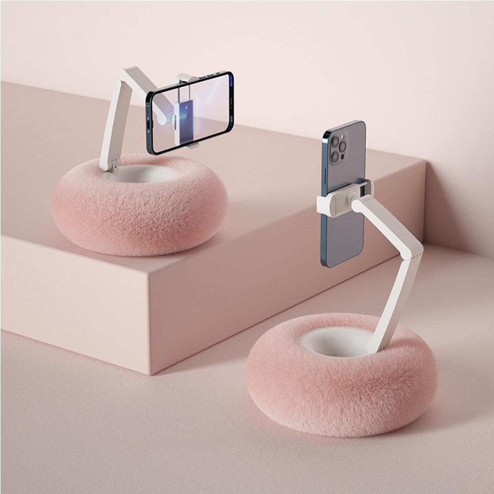 Generisch Supporto per Kindle, Pillow Stand Regolabile a 360° per la Lettura in Bed, Fuzzy Bowl per Kindle Accessori
