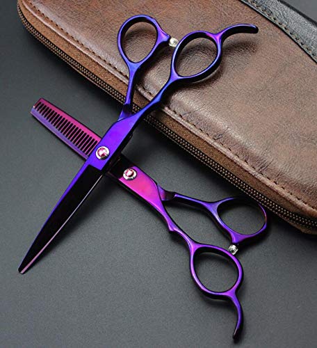 Ciseaux de coiffure pour gauchers de 6 pouces ergonomiques et précis - 3