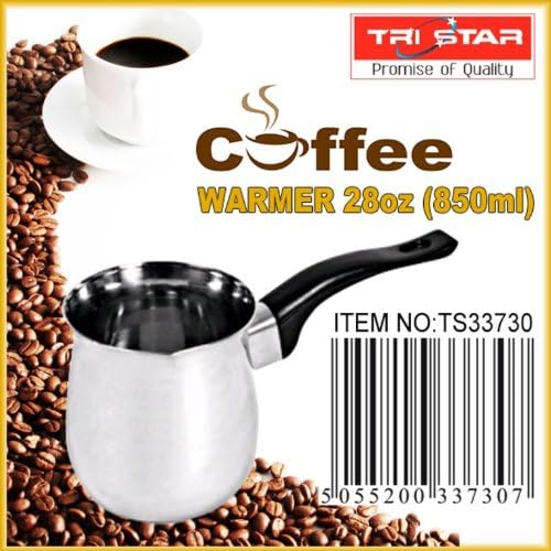 Stainless Steel Turkish Coffee Milk Sauce Warmer Pot 850ml (Turkish