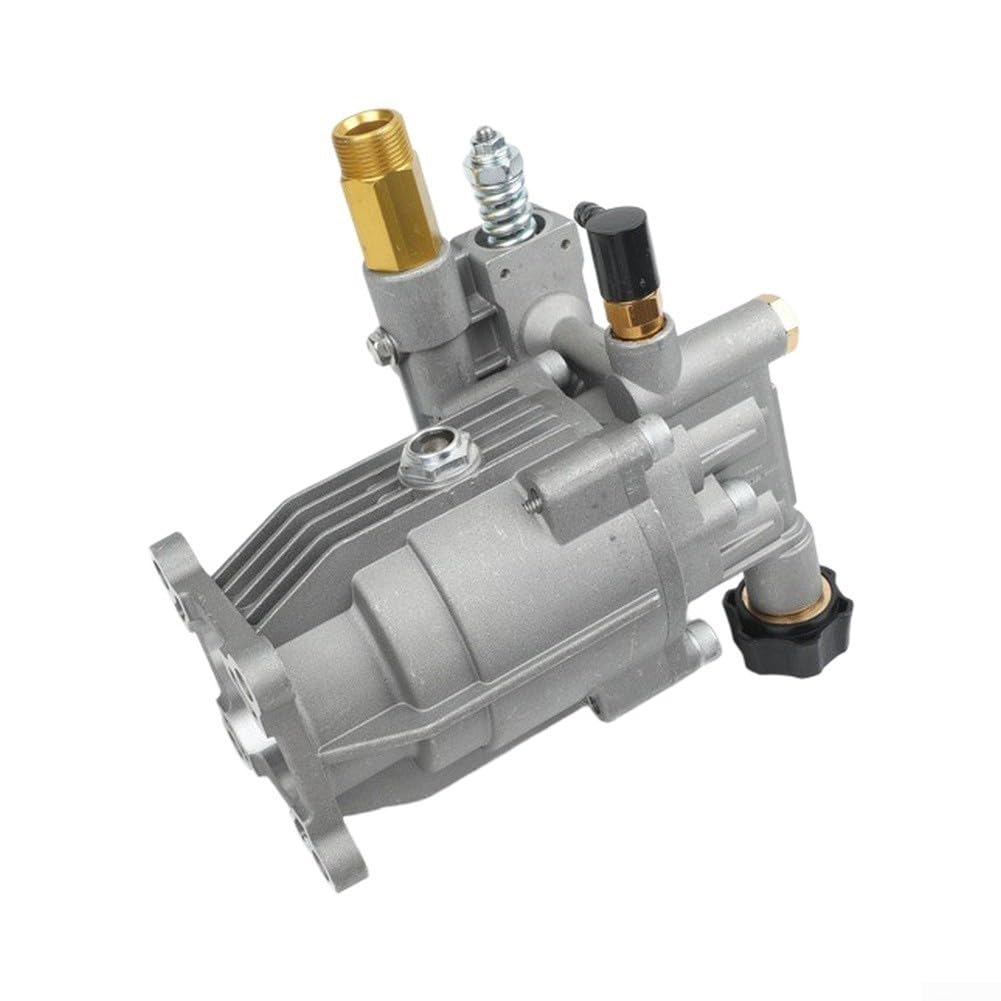 Bomba de lavado a presión de 3400 PSI, repuesto de 2.5 GPM para motores de gas, eje horizontal de 0.75 pulgadas con válvula de alivio térmico para limpieza del hogar