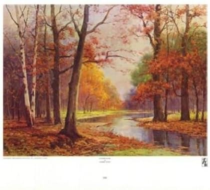 Robert Wood - Impresión artística Autumn Glade 37 x 25,5