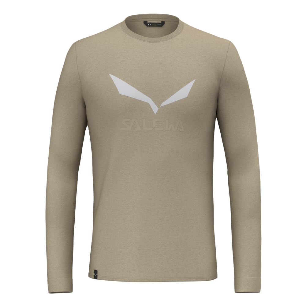 Salewa Men's Solidlogo Dry M L/S Tee. T-Shirt
