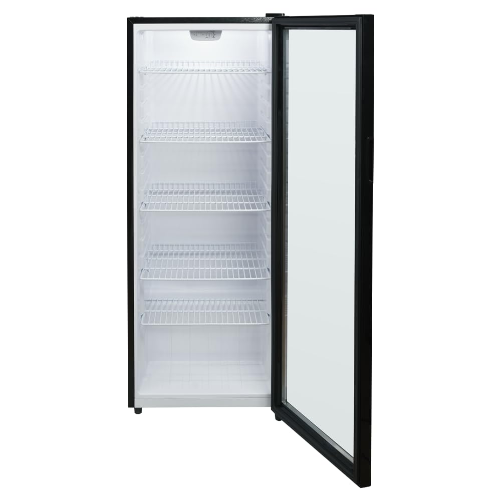 Jocel Vitrina expositora nevera JEXP-014702, 245L, Luz LED, Termostato regulable