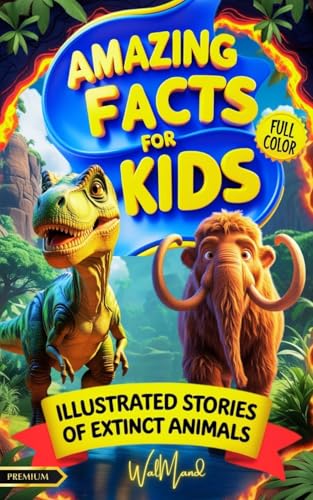 Amazing Facts for Kids - Illustrated Stories of Extinct Animals in Full Color: Discover Fascinating Extinct Creatures with Fun Facts and Stunning Illustrations – A Must-Have Book for Curious Kids!