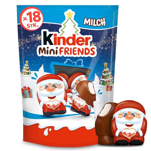 kinder Mini Friends Milch, Schokoladen-Spezialität zu Weihnachten 122 g – Ansicht 1