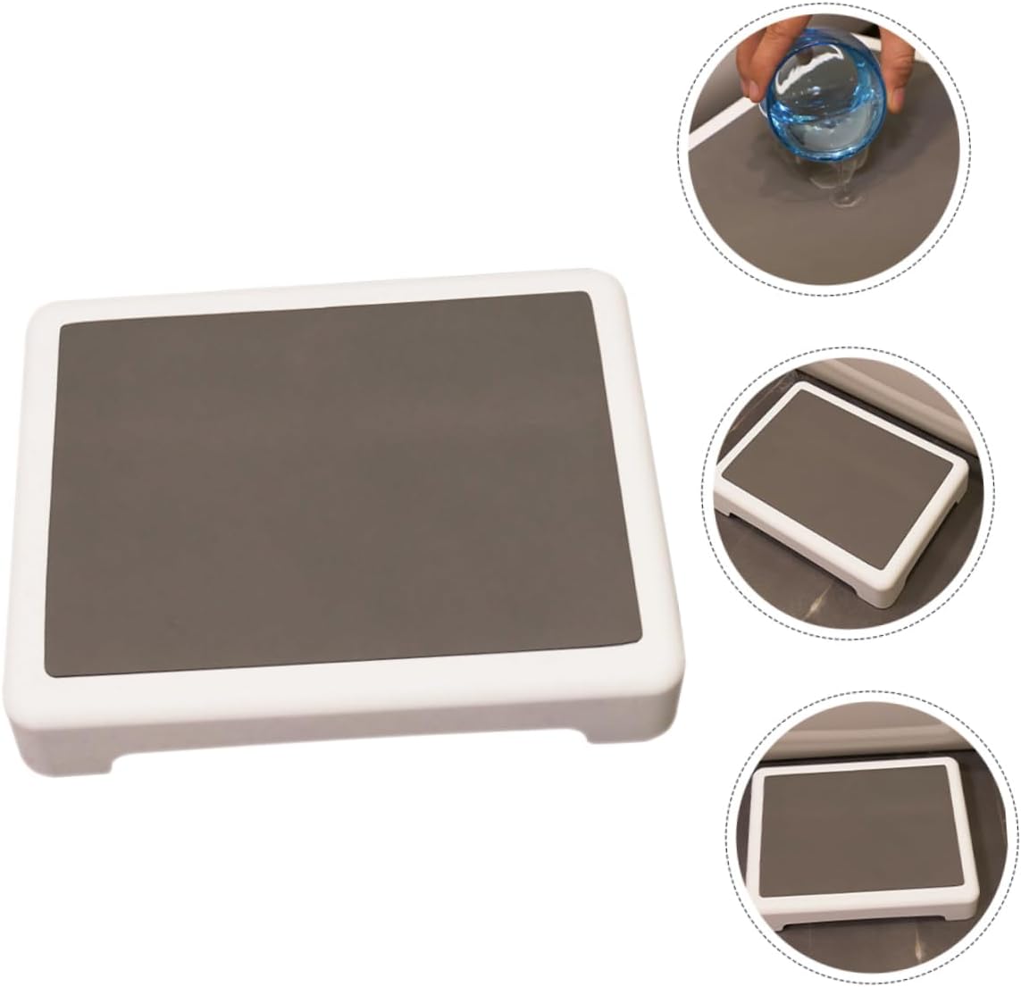 Anti-Slip Foot Stool for Seniors and Adults Versatile Under Desk Footrest Bathroom Step Stool Comfortable Bedside Step