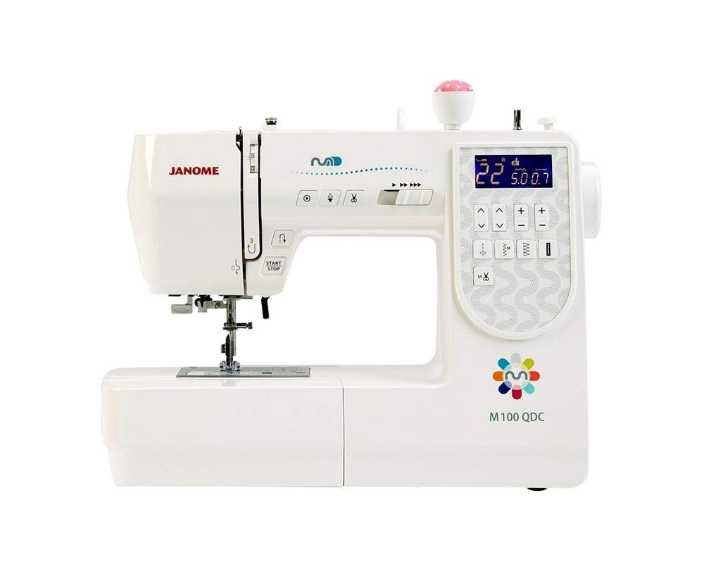 M100 QDC Computerised Sewing Machine. Extra Wide Table Included & Bonus Pack