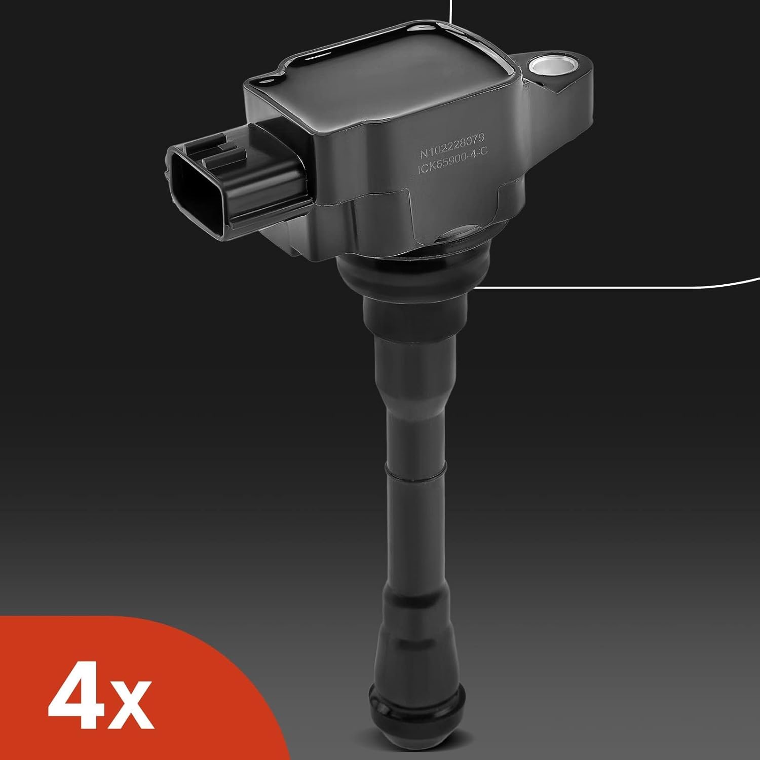 A-Premium Ignition Coils and Spark Plugs Kits Compatible with Nissan Juke 2011-2017 L4 1.6L