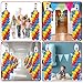 2 Sets Toy Inspired Story Balloons Column Stand Kit With 102 Rocket Foil Balloons 5.57ft Adjustable Tower Stand With Base Arch Column for Baby Shower Carton Birthday Party Supplies