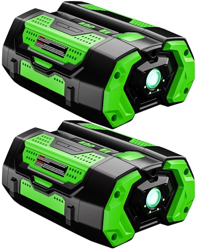Image of HOCHSTERN 5.0Ah Battery Replacement for EGO 56V Battery 2Pack | Compatible with EGO 56 Volt Batteries BA2800T BA1400T BA4200T BA5600T BA66720T Power Tools