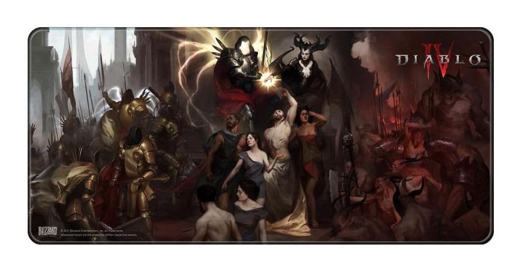 Amazon.com: Dark Project Diablo IV - Inarius and Lilith Mousepad