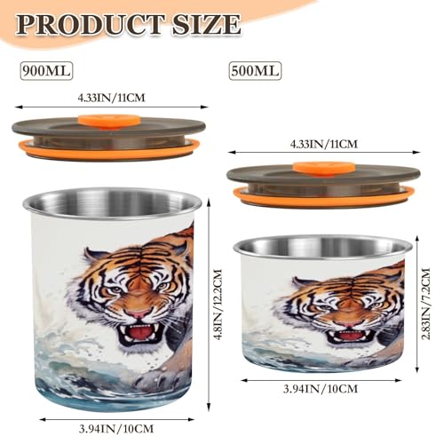 Contenedor de Café Hermético de Acero Inoxidable 500ml miniatura 2