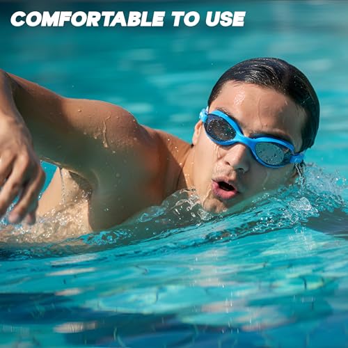 Image of KONEX Eco Swimming Goggles | Kids | Polarised UV Lens | Blue