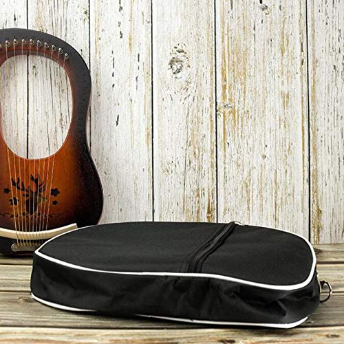 Tongina Lyre Harp Storage Carry Bag Handbags Kalimba Thumb Piano Carry Bag Case Fit for 10-19 String Lyre Harp Parts Accessories