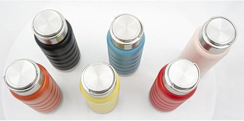 Miniatura 4 de Termo de cocina frío caliente, botella de 14 onzas, cuerpo de acero pintado de doble capa inoxidable e irrompible, café, bebidas frescas, sin BPA,