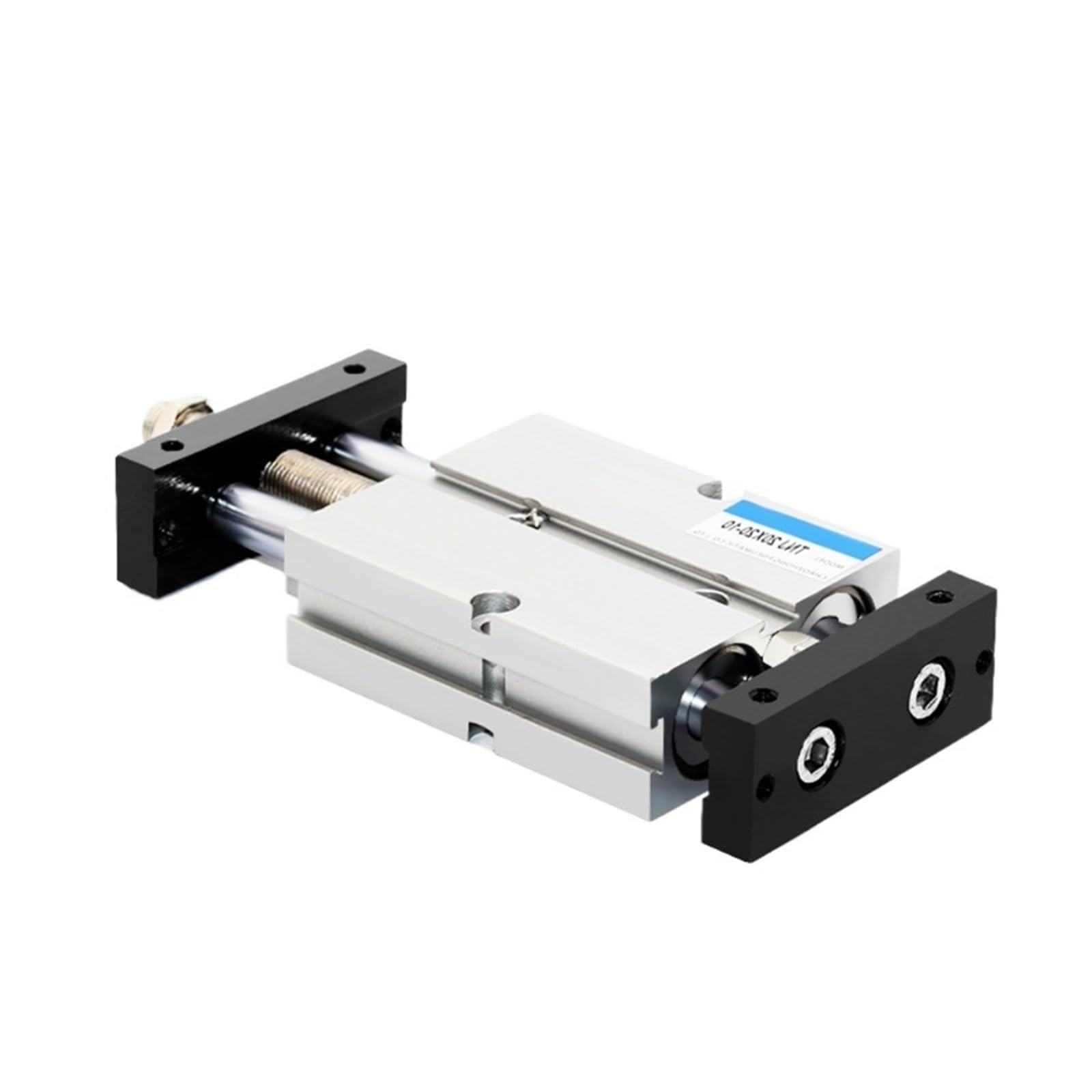 Cylindre type TNJ double tige alésage 25 32mm course 10 200mm ajustable