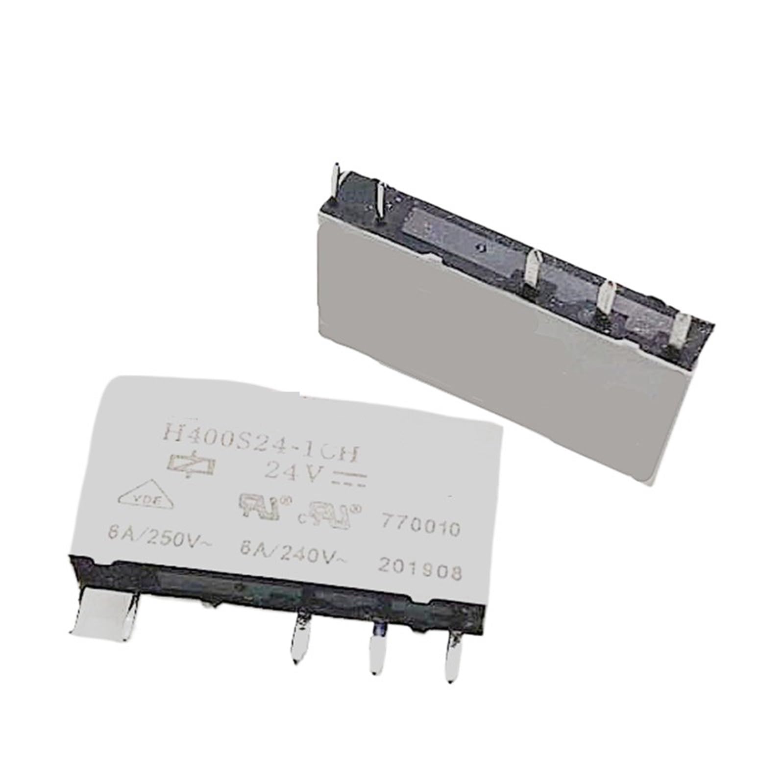 Relais 24VDC H400S24-1CH à 5 broches miniatures pour commande de bord 6A - 2