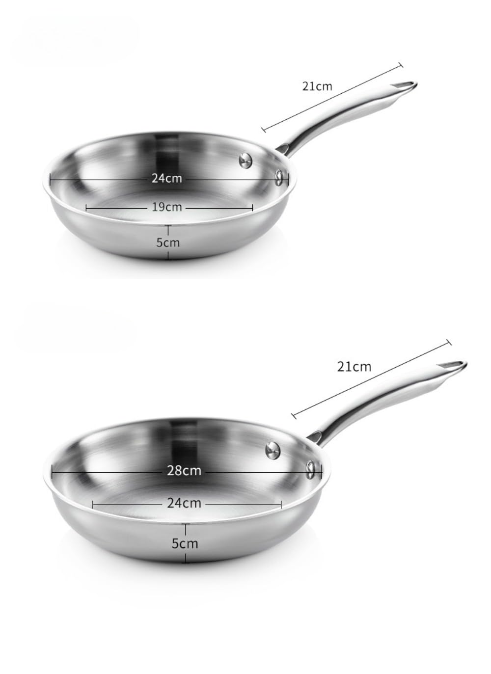 Amazon | パン クーベル フライパン フライパン ステンレス