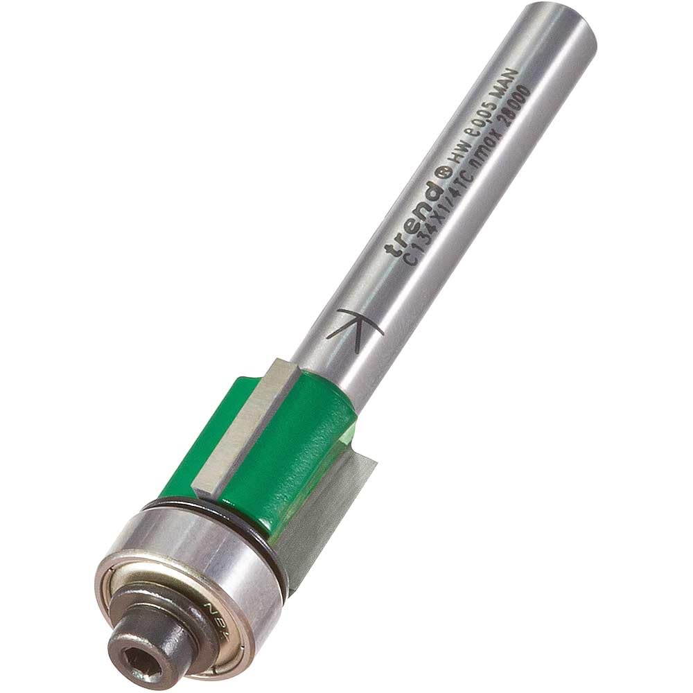 Trend Craftpro 3 Flute Bearing Guided Trimmer Router Cutter