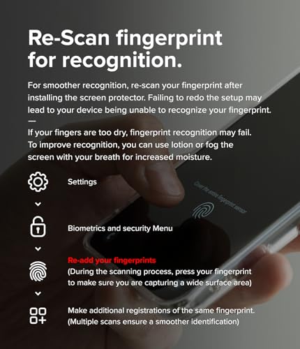 Image of Ringke for Samsung Galaxy S25 Ultra Screen Protector [Easy Slide Pro]
