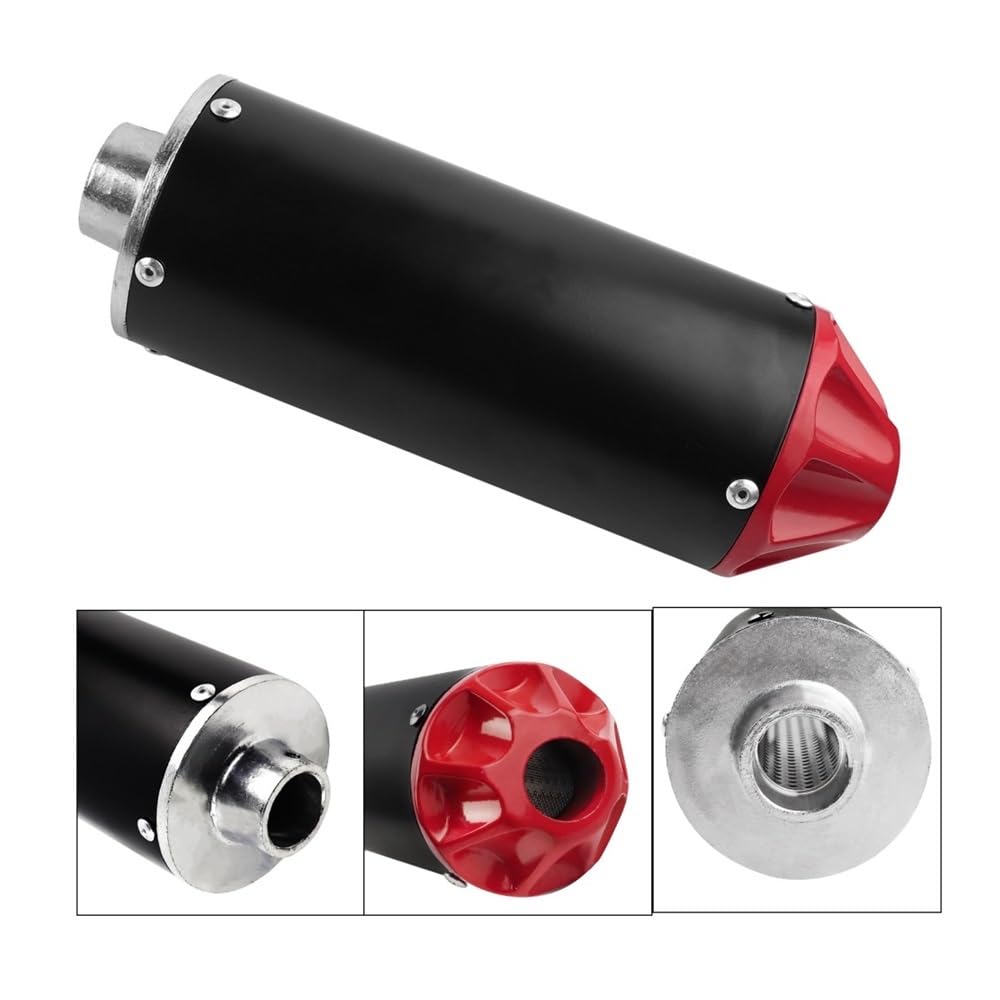 XKCMGSI Kit De Tubo Silenciador De Escape De 28mm para XR50 CRF50 70cc 110cc 125cc Coolster Pit Dirt Bike Silenciador de Escape