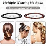 Waydress 12 Pcs Hair Clip Barrettes for Women Oval Snap Tortoise Metal Snap Clips Thin Hair Grips Ellipse Clips Non Slip Barrettes Accessories, 2.8 In(Fresh Style) - Image 4