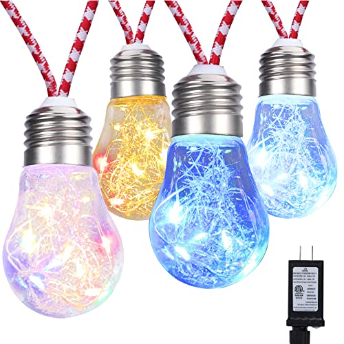 Vigdur Color Changing String Lights - 8 Modes Rope Hemp Decorative String Lights Plug in, Shatterproof Outdoor Patio Lights for Xmas Party Café Bistro Holiday Decoration, 10FT Vigdur Color Changing String Lights - 8 Modes Rope Hemp Decorative String Lights Plug in, Shatterproof Outdoor Patio Lights for Xmas Party Café Bistro Holiday Decoration, 10FT