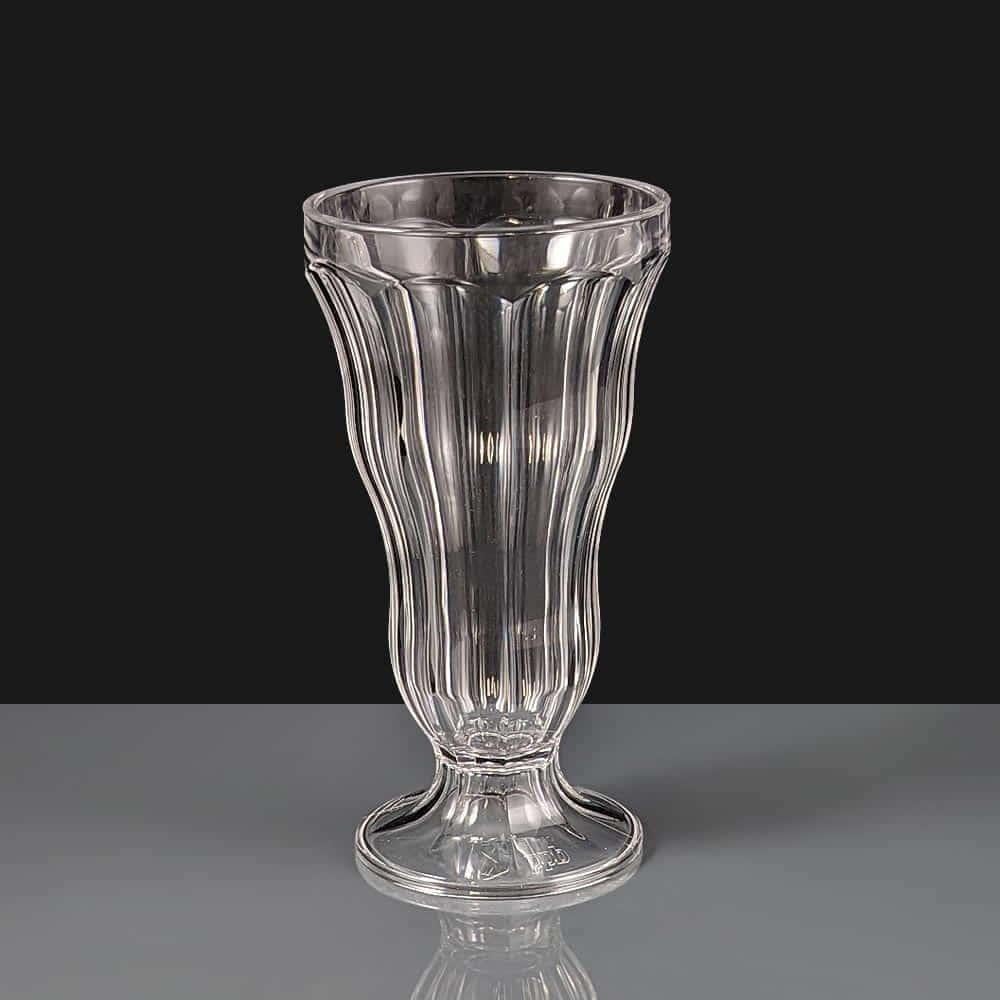 Eisbecher und Cocktail-Glas aus Kunststoff, 4er-Pack