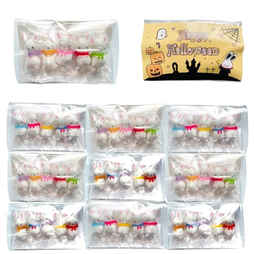 【りおりおギフト】 うさぎチョコボール プチギフト 10袋 セット ハロウィン ステッカー付 個包装 詰め合わせ 可愛い うさぎ チョコ 一口サイズ 溶けにくいチョコ うさぎ ウサギ ハロウィン用 ハロウィンパーティー ハロウィンイベント お配り バラまき