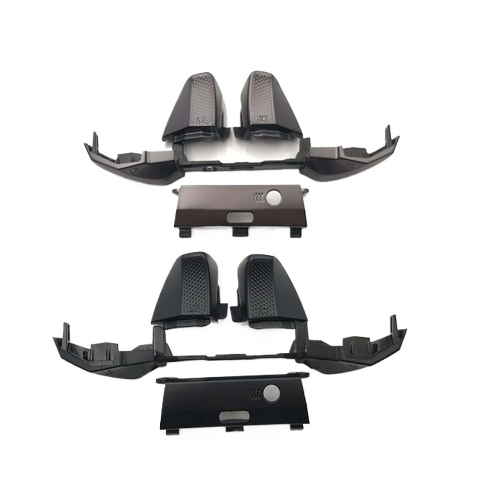 10 pezzi di ricambio for XBOX for Elite Series 2 Controller RB LB Bumper RT LT Trigger Pulsanti Supporto Parte di riparazione Accessori for giochi(Silver gray)