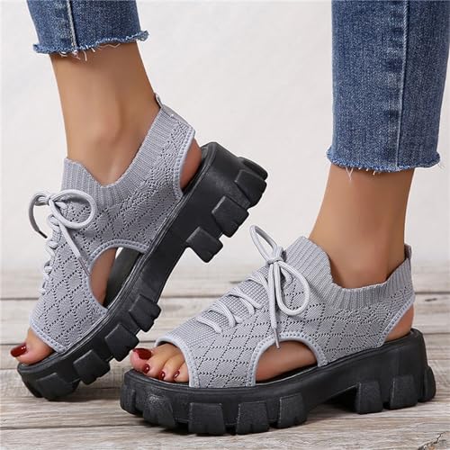 Baskets évider confortables amorti talon bloc pour marche prolongée - 2