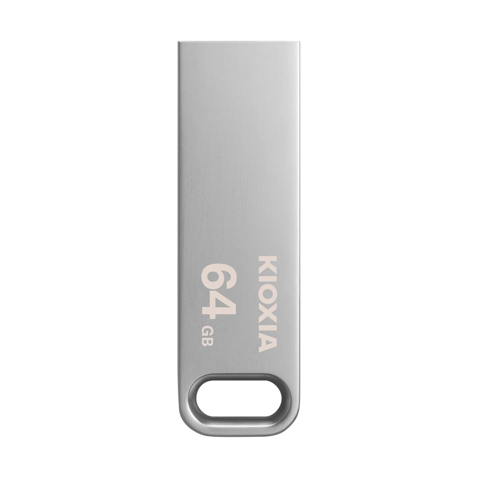 KIOXIA TransMemory U366 64GB USB 3.2 Gen 1 Flash Drive - Small, Stylish Metallic Body with 5-Year Warranty (White)