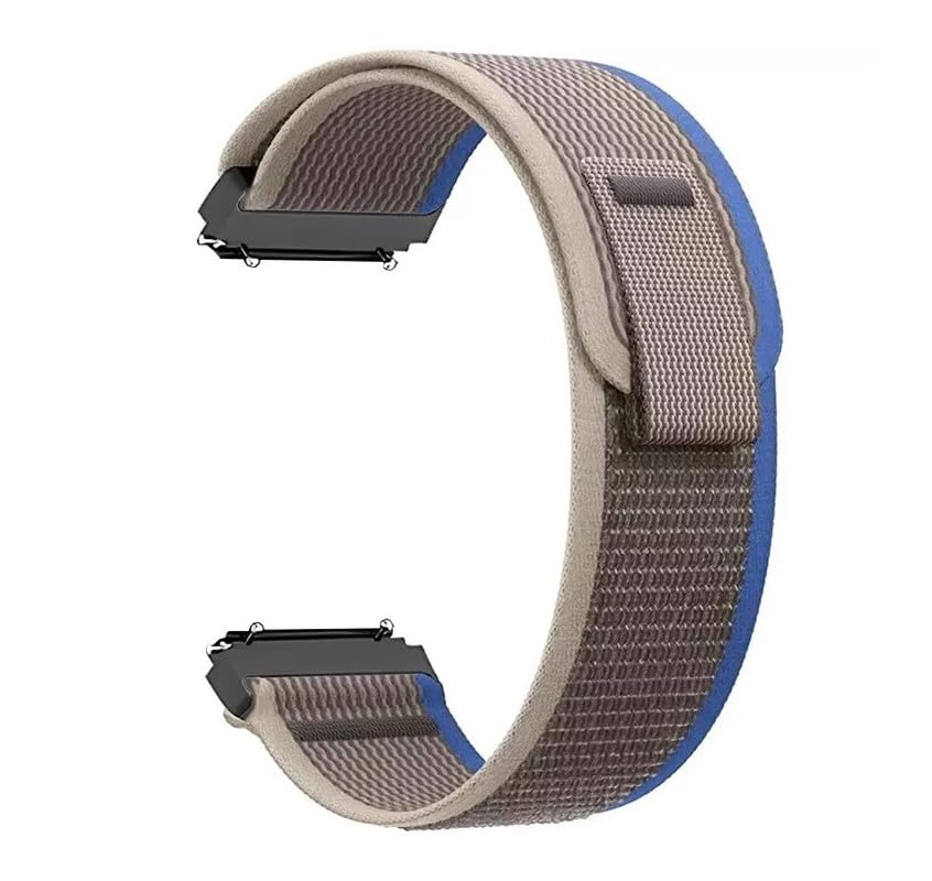 KHR® 20mm Nylon Sports Trail Loop Band Strap Compatible with Noise Fit Evolve 2 | Fit Evolve 2 Play | X-Fit 1 (HRX Edition) Smart Watch Strap With 20mm Lugs