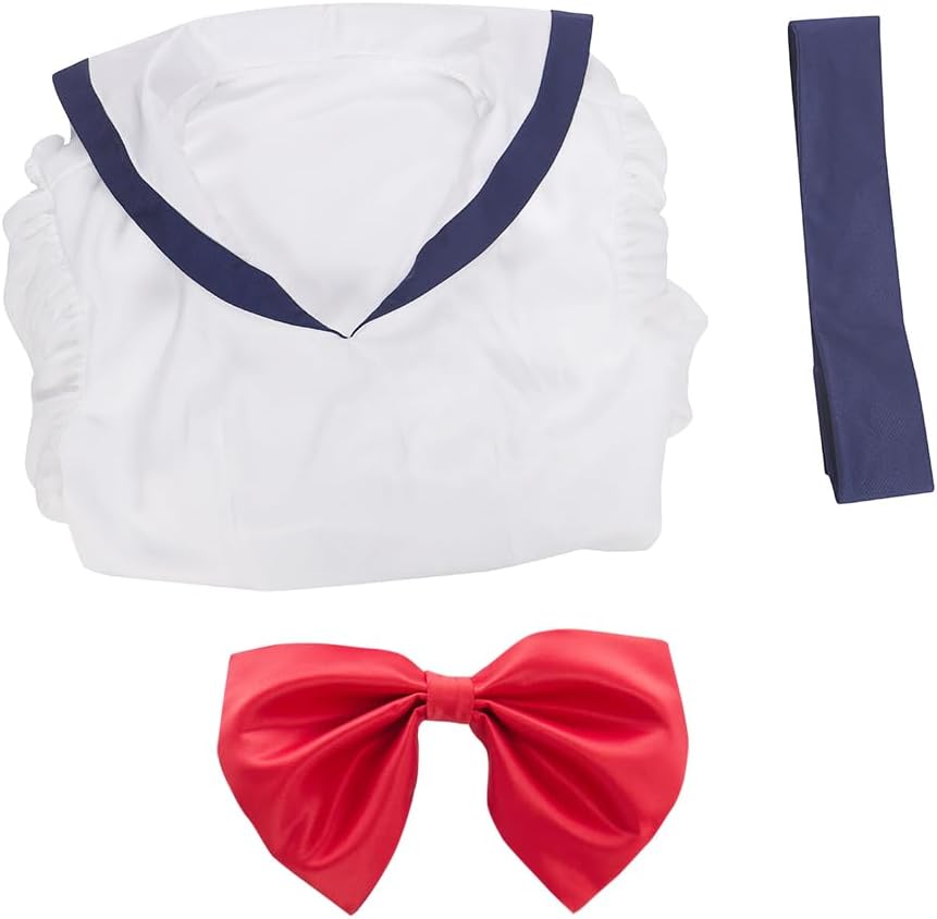 Women's Preppy Style Sailor Collar Costume Vintage Lolita JK Uniform Long Sleeves Casual White Retro Dresses - Image 7