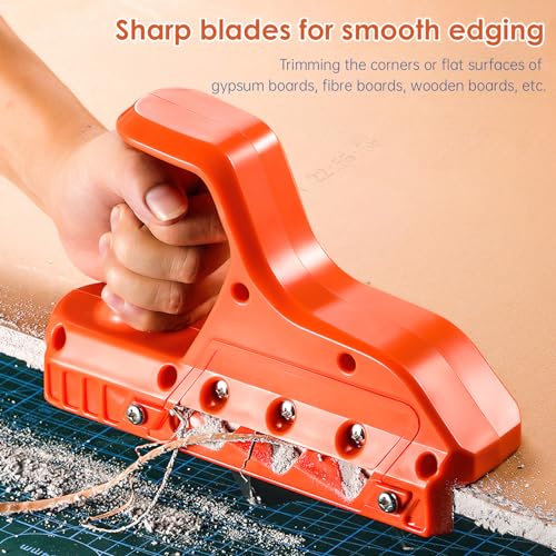 Gipskartonplatten Schnellschneider, Darryy Kantenhobel für Gipskarton, Gipskarton Schneider, Handhobel für Gipskartonplatten Mit 45° Und 60° Balden Handwerkzeug Schneidwerkzeuge Gipskartonschneider