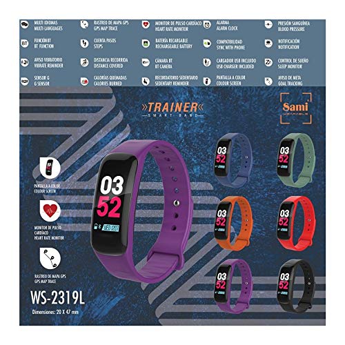 Clock Fx Smartband Actividad Sami Trainer Lila ws-2319L