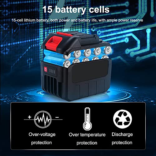 SDS-Bohrhammer 4 Funktionen Mit Vibrationskontrolle Und Sicherheitskupplung, Schwerer Abschlaghammer Für Beton… – Bild 5