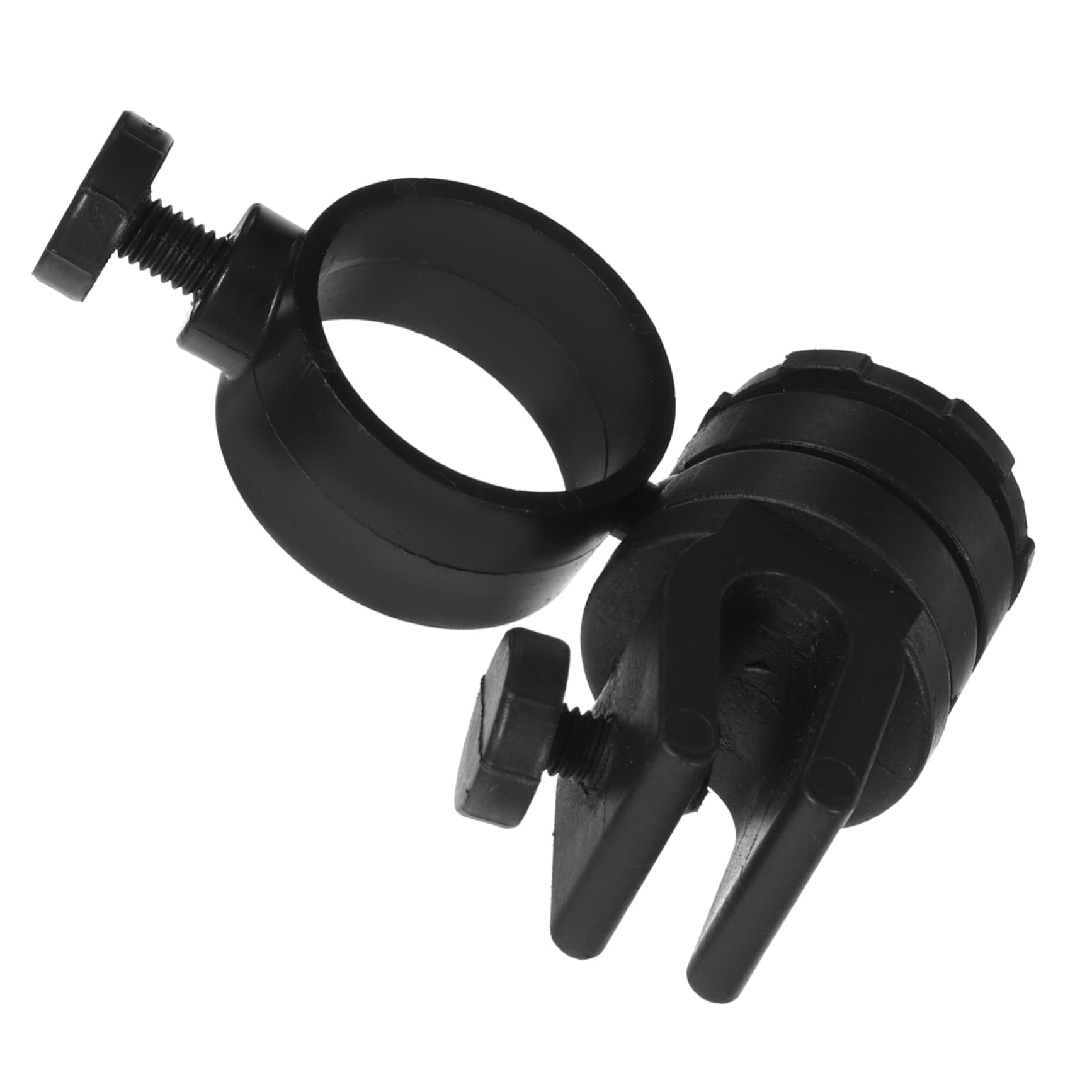 100 Clips Pour Lampe Frontale De Casque - Noir, Pour Casques Sécurité Travailleurs, Pompiers