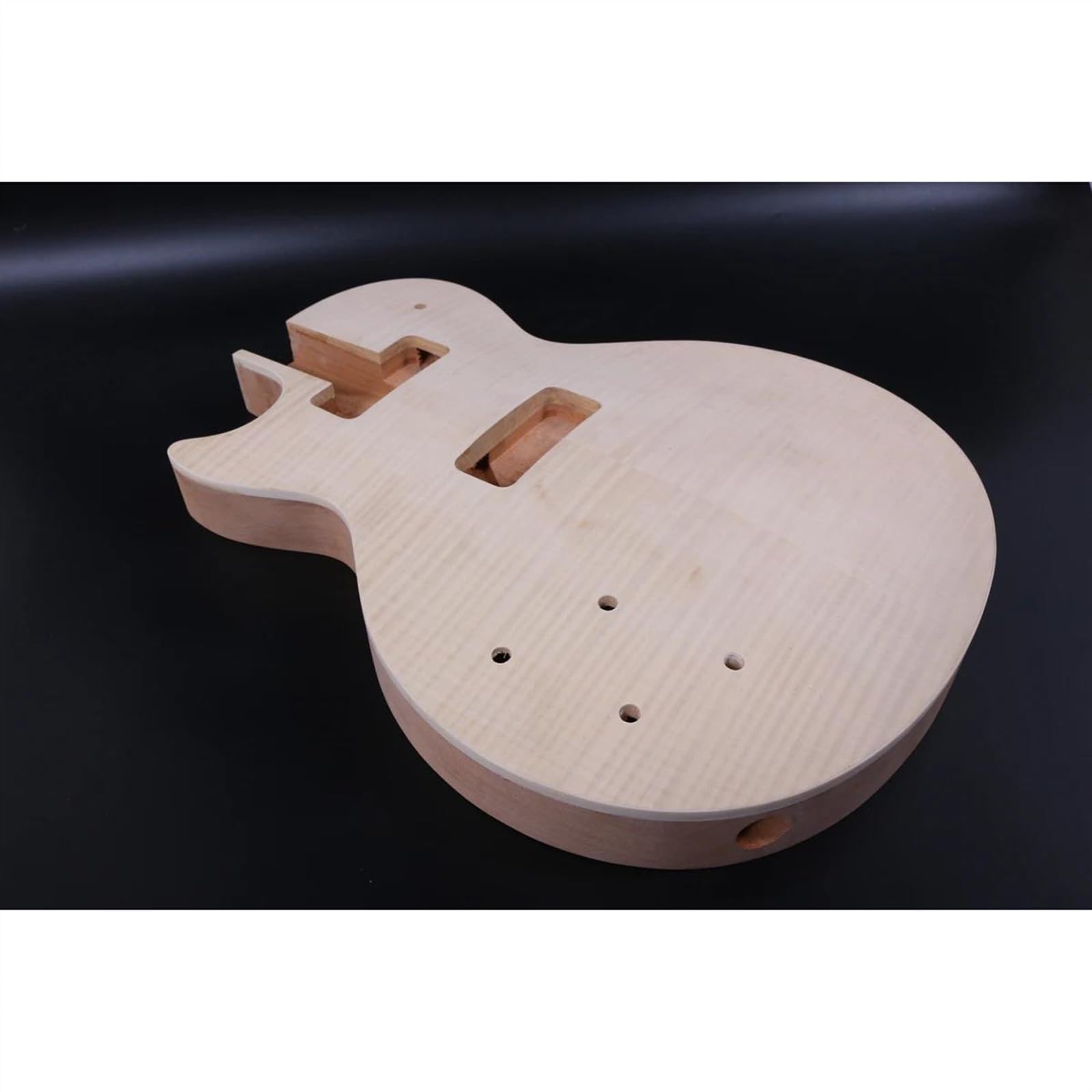 ricambio per corpo chitarra Corpo Di Chitarra Elettrica Fai Da Te Per Mancini In Mogano + Impiallacciatura In Acero Fiammato Parti Di Chitarra Fatte A Mano Non Rifinite
