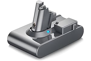 Powerextra Screwless Design 5.0Ah V6 Battery Replacement for Various Dyson Models