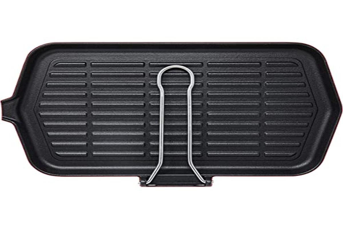 Cast iron stainless steel grill pan model Dietella with enamel bottom