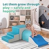 Soft Play Sets Indoor - 4 PCS PU Leather Baby Foam Building Toys for Climb and Crawl - Toddler Soft Play Equipment for Motor Development(Modern) - Image 6