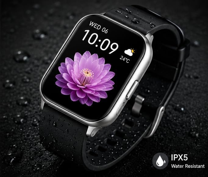 Image of Bluetooth Calling Smart Watch with HD Display, Fitness Tracking, Heart Rate & Sleep Monitor for Android & iOS